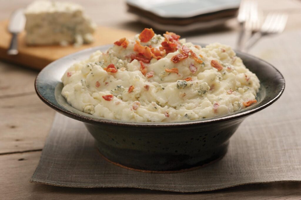 Red and Blue Mashed Potatoes