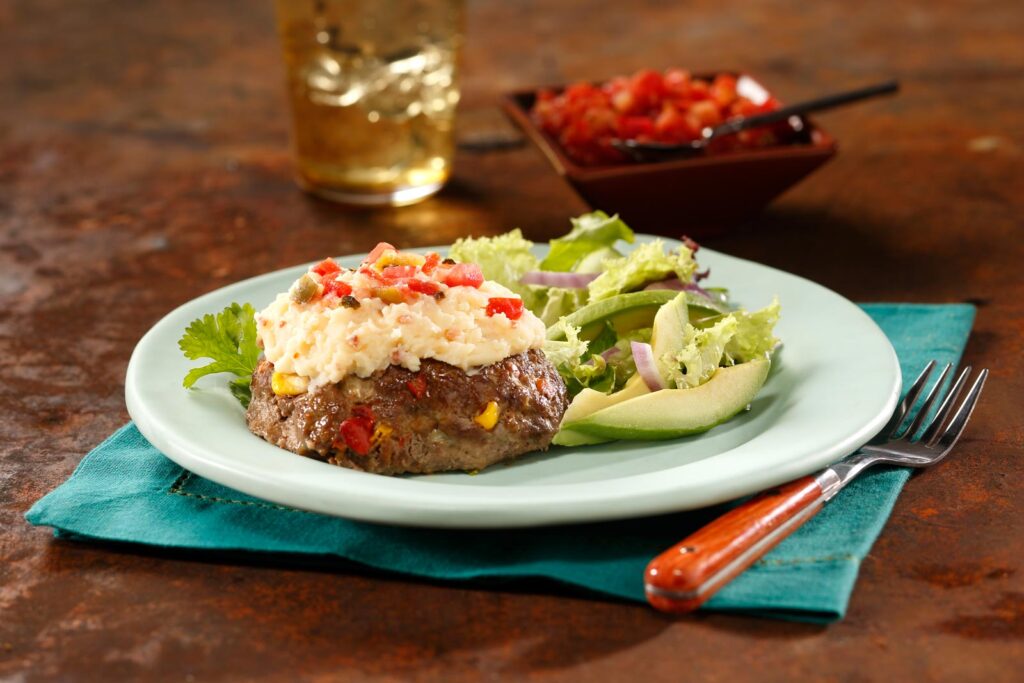 South of the Border Mashed Potatoes & Meatloaf