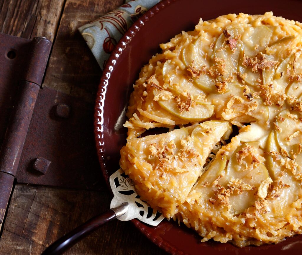 Cheese and Apple Hash Browns