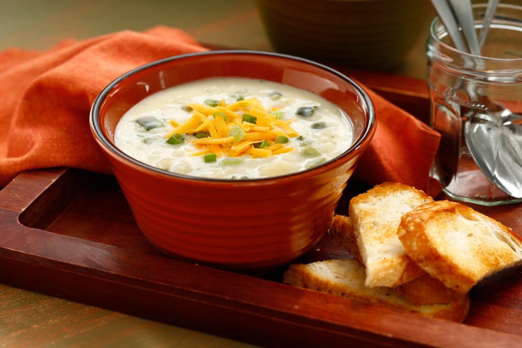 Creamy Poblano Potato Soup