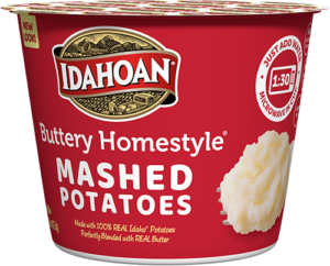 Idahoan Buttery Homestyle Mashed Potatoes Cup Single