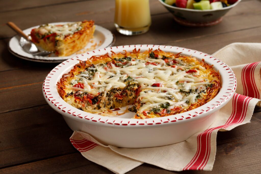 Idahoan Breakfast Quiche with Gluten Free Crust