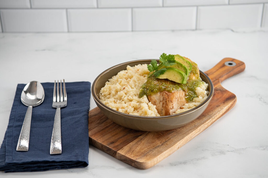 Fan Made - Chicken Salsa Verde with Idahoan Mashed Potatoes